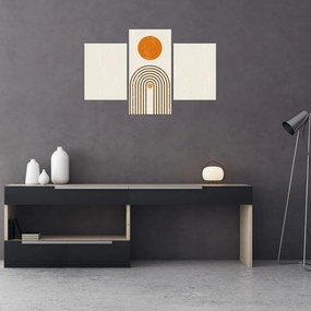 Tablou - Arcuri maro (90x60 cm)