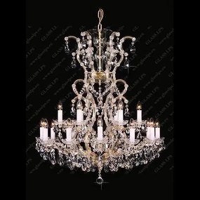 Candelabru 19 brate Maria Theresa cristal Bohemia L14 303/19/1-A