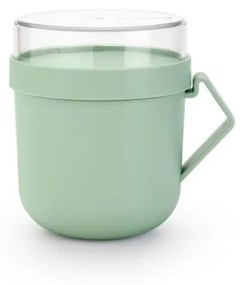 Cana cu capac Brabantia Make&amp;Take 600ml, Jade Green 1006294