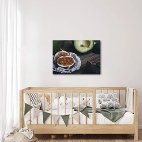Tablou cu fistic și avocado (70x50 cm)