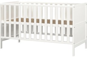 Pătuț alb din lemn masiv 70x140 cm Alkmaar – Germania