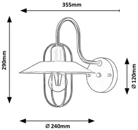 Aplică Rabalux 1xE27/40W/230V