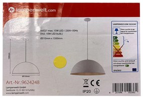 Lustră LED pe cablu 1xE27/10W/230V Lampenwelt
