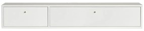 Comodă TV albă 136x22 cm Mistral – Hammel Furniture