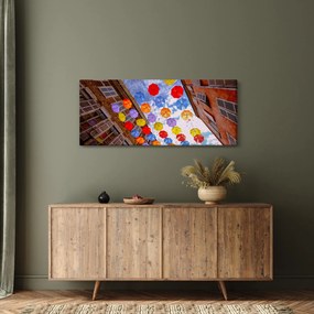 Tablou - Umbrele colorate (120x50 cm)