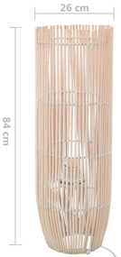 Lampa de podea, alb, 84 cm, rachita, E27 1, 84 cm, Alb, Alb