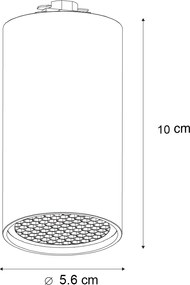 Spot modern bronz închis pentru sistem de șine monofazat GU10 50mm - Iconic Ruby Honey