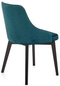 Scaun Toledo 3 velvet verde inchis/Karo4/Monolith 37