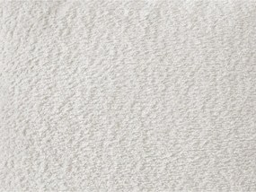 Colțar alb cu tapițerie din țesătură bouclé (cu colț pe partea stângă/cu șezlong) Azra – Bobochic Paris