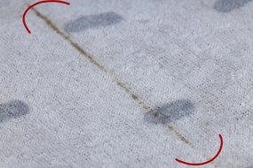 BAMBINO 2160 covor lavabil Sat indian, animale pentru copii anti-alunecare gri - SECUNDAR-COTATI PRODUSUL