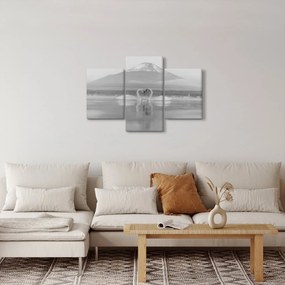 Tablou - Lebede îndrăgostite (90x60 cm)