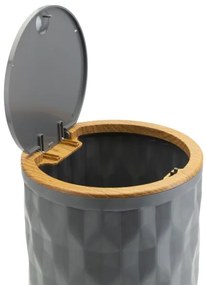 Set de baie REINA 5 buc. antracit/maro