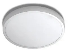 Mini Plafoniera LED design slim MALTA R 18 4000K alba