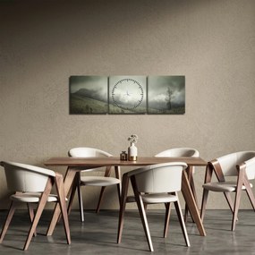 Tablou - Peisaj înainte de furtună (cu ceas) (90x30 cm)