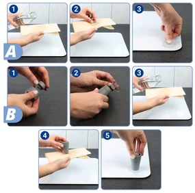 Protecții de aragaz 2 buc. din sticlă temperată 52x30 cm Summer Meadow – Maximex