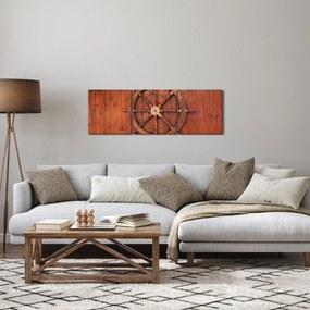 Tablou cu cârmă (cu ceas) (90x30 cm)