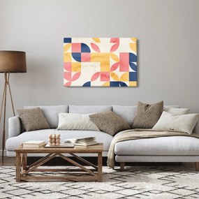 Tablou - Abstracție cu modele retro (90x60 cm)
