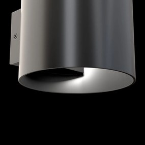 Aplica de perete design tehnic Rond negru MYC066WL-01B