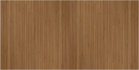 vidaXL Covor dreptunghiular, maro, 100x200 cm, bambus