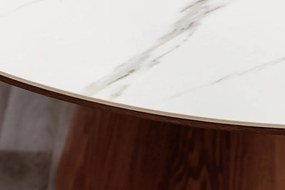Masa rotunda, Ceramica Alba, Furnir Nuc, UNIQUE 120cm A-45144 VC