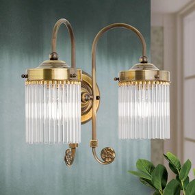 Aplica de perete Art Nouveau STABCHENSERIE, patina