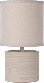 Lucide 47502/81/38 - Lampă de masă GREASBY 1xE14/40W/230V crem