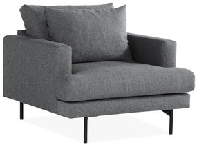 Set mobilier tapițat Seattle T105Gri, Tapiterie, Picioare: Metal