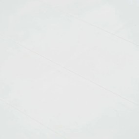 Masa de gradina, alb, 150 x 90 x 72 cm, plastic, aspect ratan 1, Alb, 150 x 90 x 72 cm