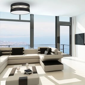 Plafonieră ULTIMO 2xE27/60W/230V neagră