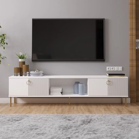 Comoda TV, Hanah Home, Paye, 180x45x30 cm, Alb