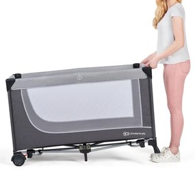 Pătuț de voiaj KINDERKRAFT SELECT LEODY gri