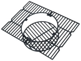 Grătar negru cu cărbuni