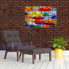 Tablou - Umbrele colorate (90x60 cm)