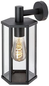 Aplica pentru iluminat exterior design modern IP44 DUBROVNIK negru mat