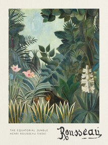 Reproducere The Equatorial Jungle - Henri Rousseau, (30 x 40 cm)