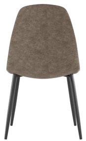 STONES Scaun din piele ecologică 44cm X 50cm H. 84cm | Aosom Romania