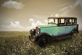 Fototapet mașina retro