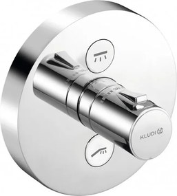 Baterie dus incastrata Kludi Push crom termostatata 2 consumatori