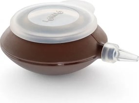 Lekue 1010199 seringă pentru decorare, 4 accesorii, -60 °C/+220 °C, silicon platinic, maro