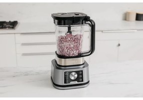 Blender Ninja Foodi Power Nutri CB350EU, 1200W, 2.1L, 3in1, 6 programe, Smart Torque, Auto-iQ, Negru/inox