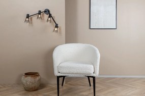 Lampa de perete design PICO, neagra