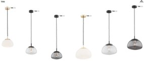 Lustra, Pendul design modern TRINI L transparent