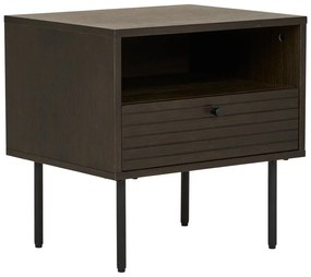 Măsuță auxiliară cu aspect de lemn de stejar Kyoto – House Nordic