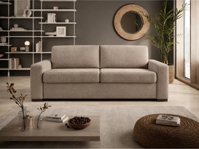 Canapea extensibila VANILLA 140, stofa catifelata bej - Vogue 02, 200x
