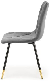 Scaun de bucaterie Pascal, gri/negru