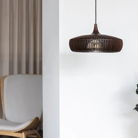Abajur realizat manual din lemn Clava Dine Wood - dark oak ash 2344 VTC