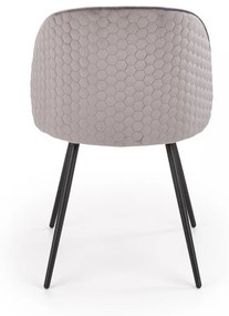 Scaun K395 velvet gri