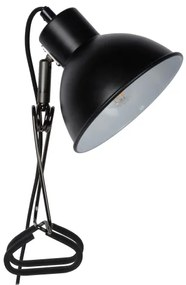 Lampă cu clemă Lucide 45987/01/30 MOYS 1xE27/40W/230V negru