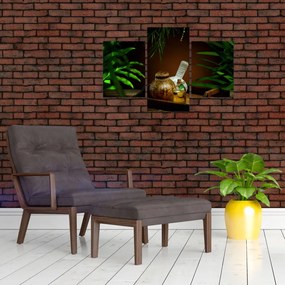 Tablou cu obiectele spa (90x60 cm)