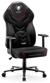 Scaun gaming din material Diablo X-Gamer: DARK OBSIDIAN